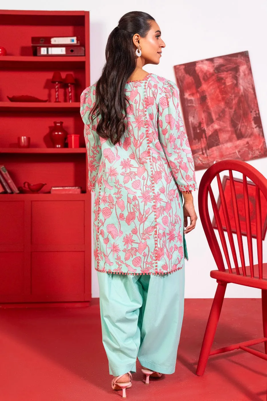 1 Pc Printed Lawn Shirt