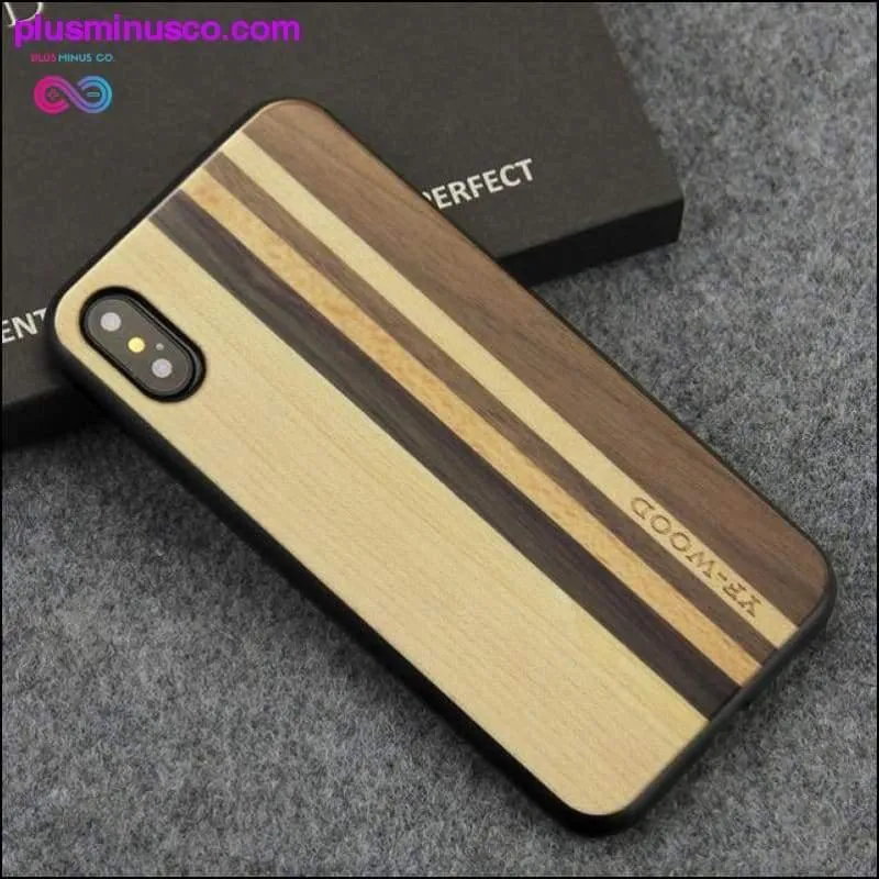 100% Real Wood Luxury Protective Case For iPhone X