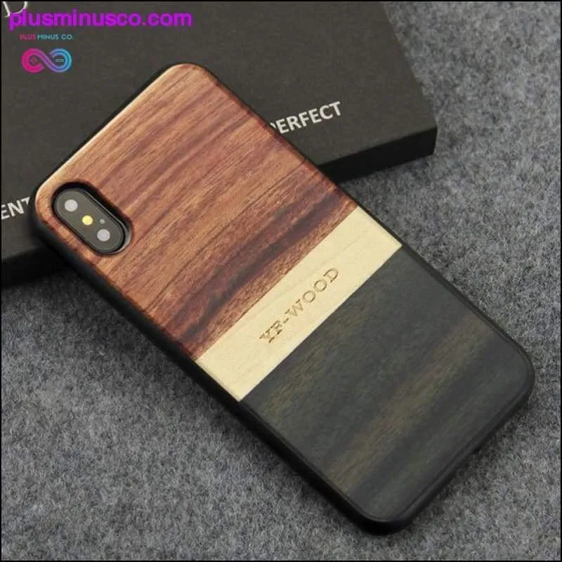 100% Real Wood Luxury Protective Case For iPhone X