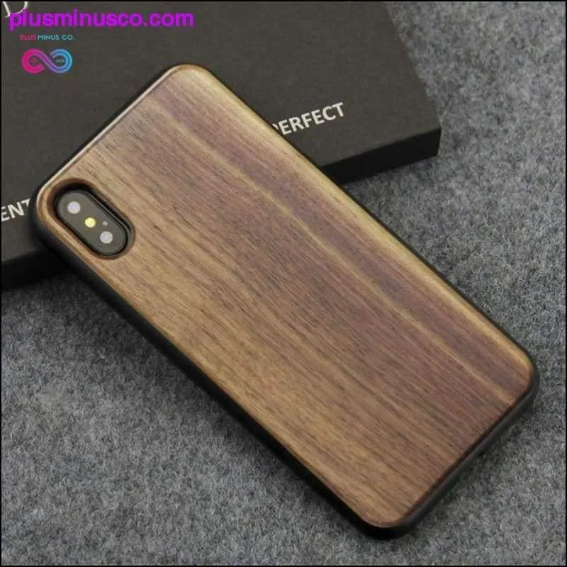 100% Real Wood Luxury Protective Case For iPhone X