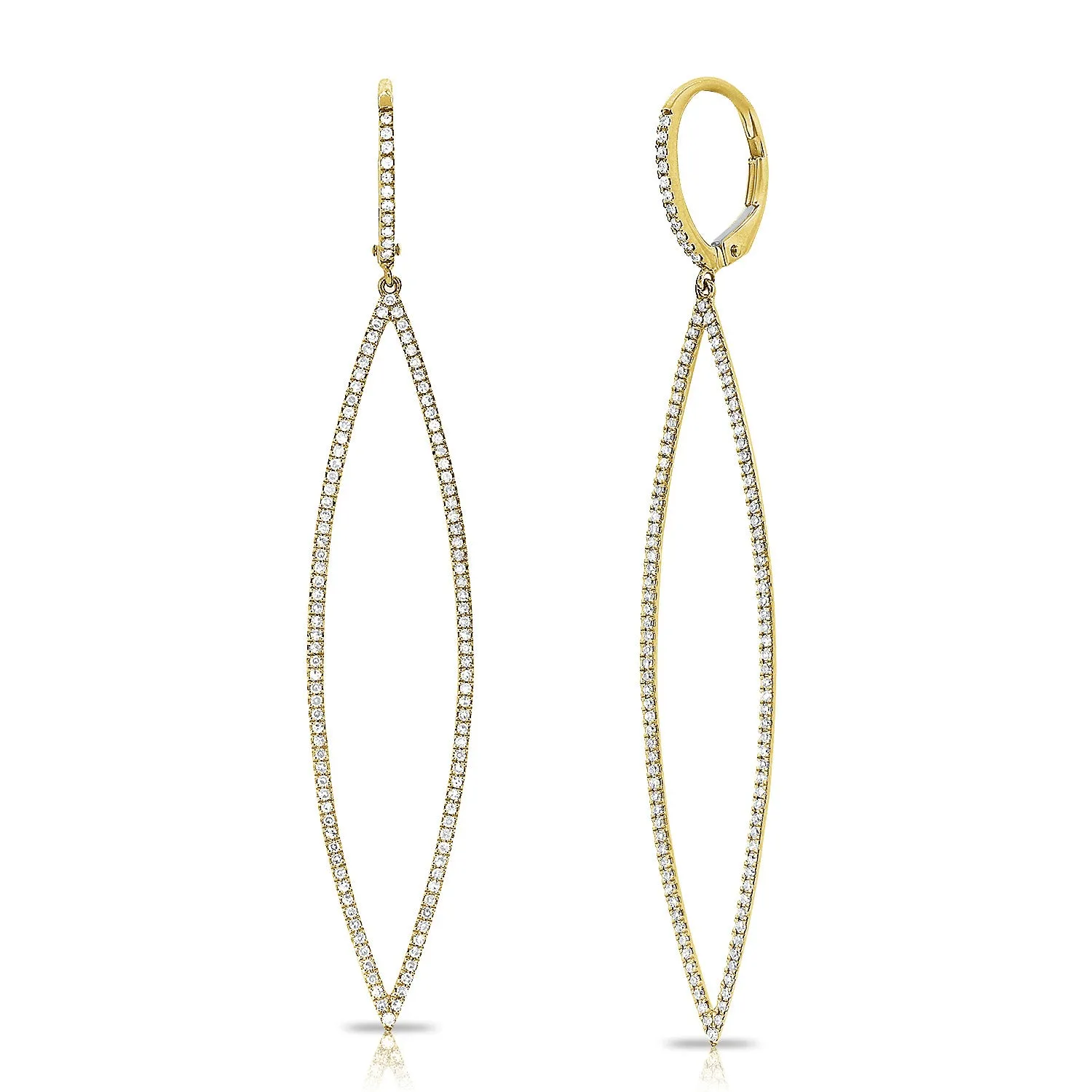 14K GOLD DIAMOND ALICE EARRINGS