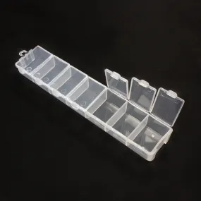 15x3cm 7 Flip-Lid Compartment - 1 Box