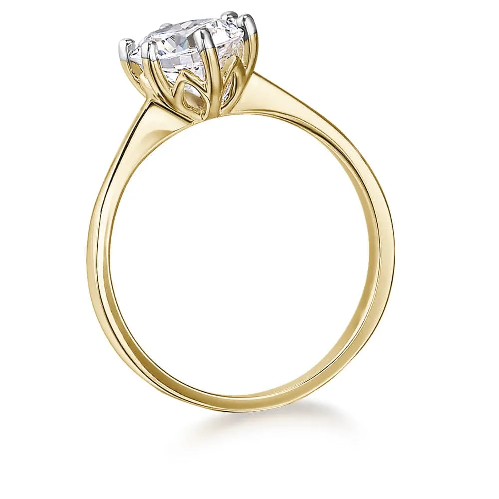 2 ct. Tulip Solitaire Ring