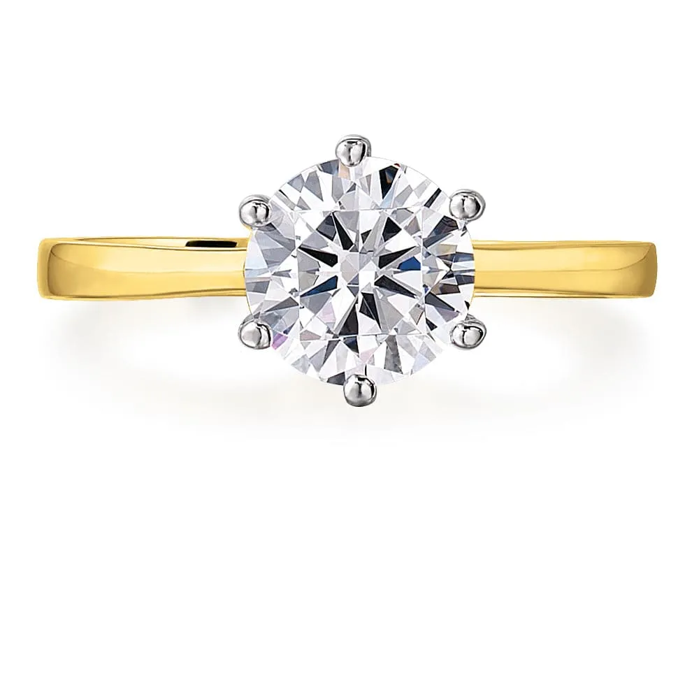 2 ct. Tulip Solitaire Ring