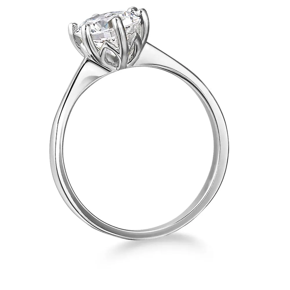 2 ct. Tulip Solitaire Ring