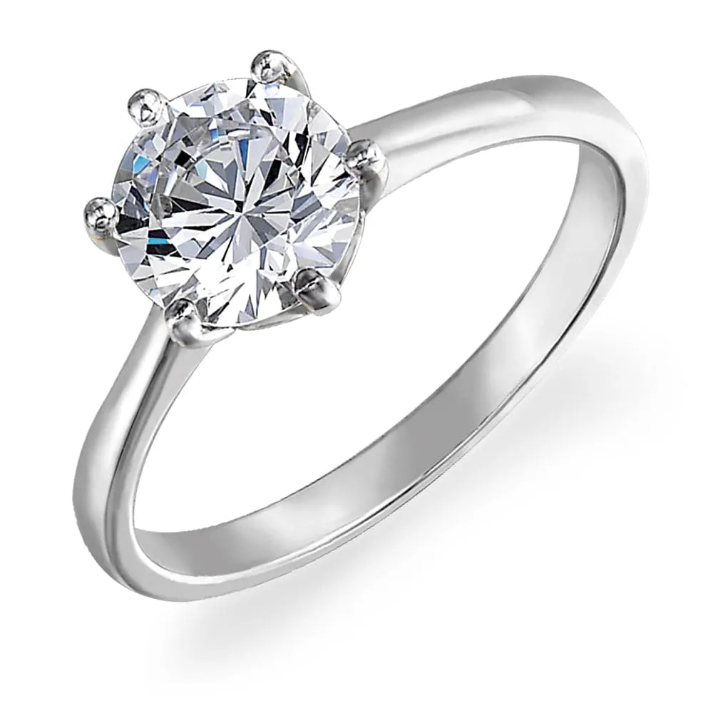 2 ct. Tulip Solitaire Ring