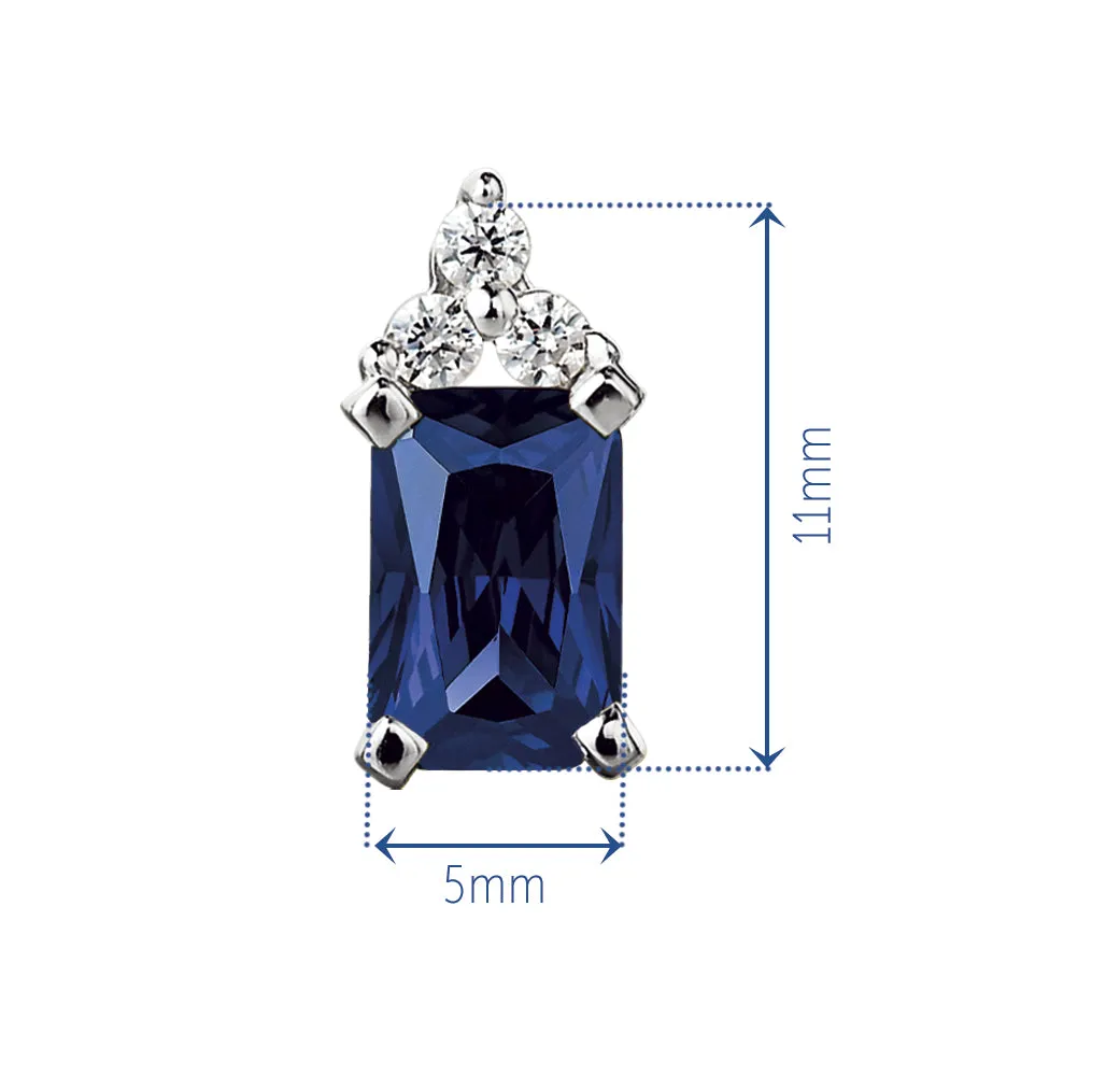 2.3 ct. t.w. Sapphire Inspiration Earrings