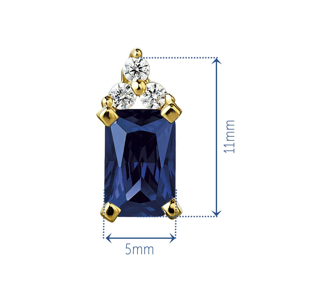 2.3 ct. t.w. Sapphire Inspiration Earrings