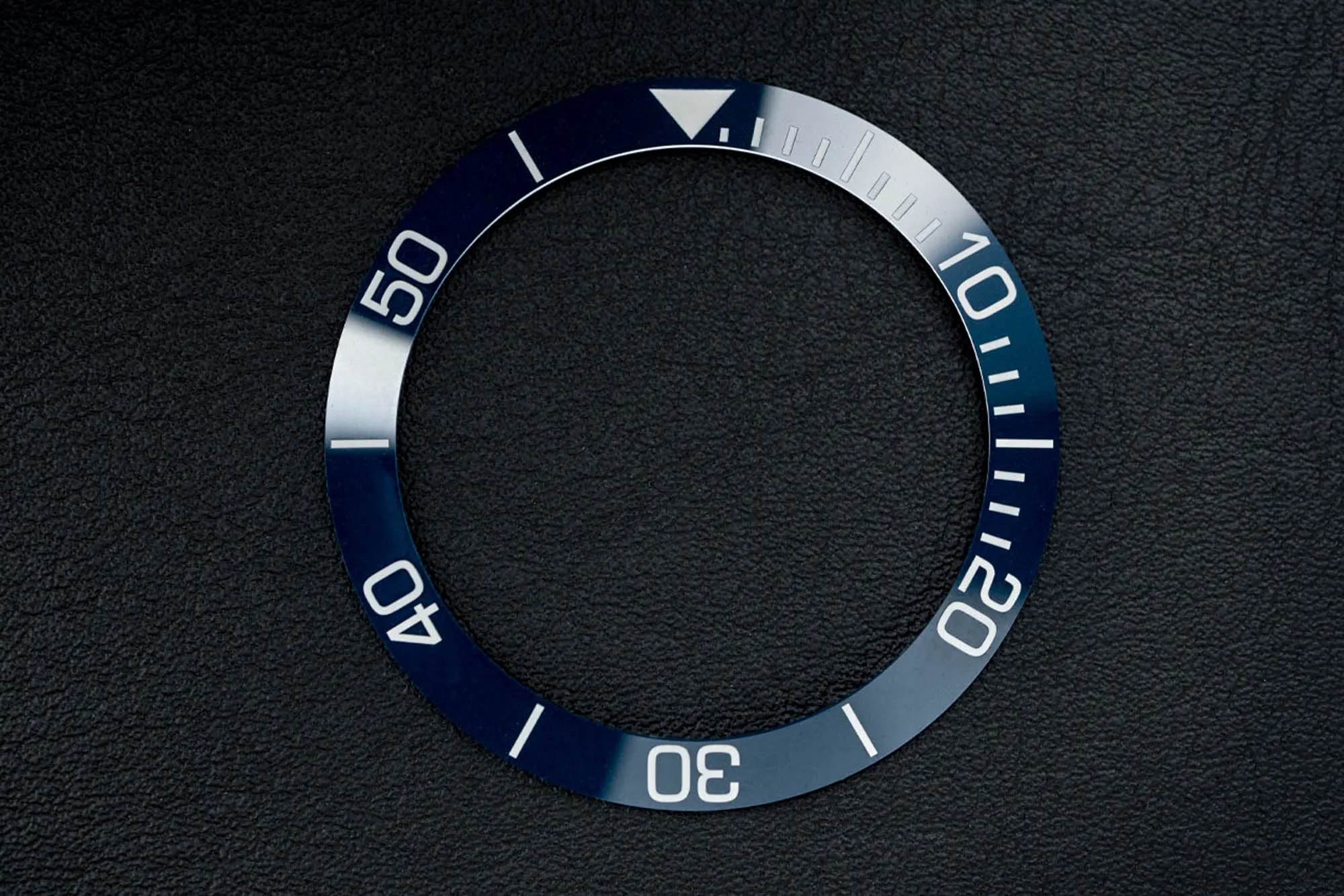 39.4mm Lumed Ceramic Diver Bezel Insert - Type B Blue