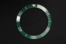 39.4mm Lumed Ceramic Diver Bezel Insert - Type B Green