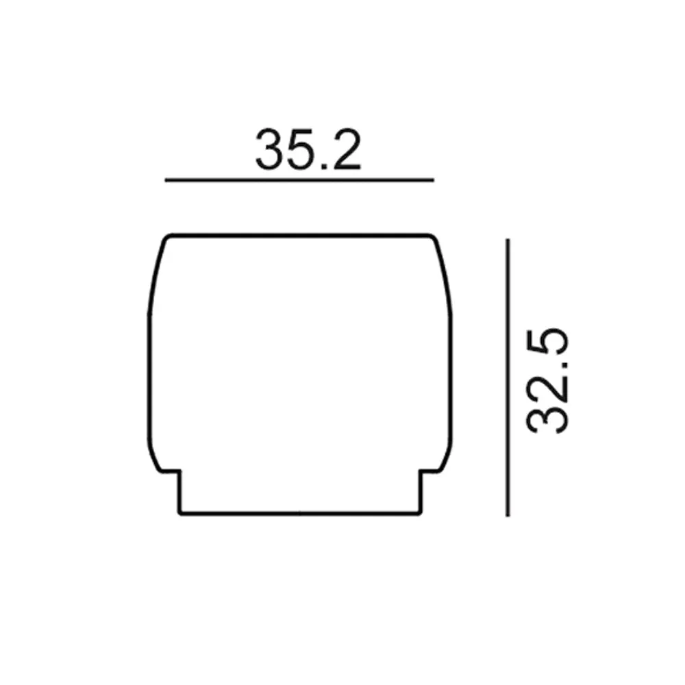 4 Wire 3 Circuit End Cap In Black