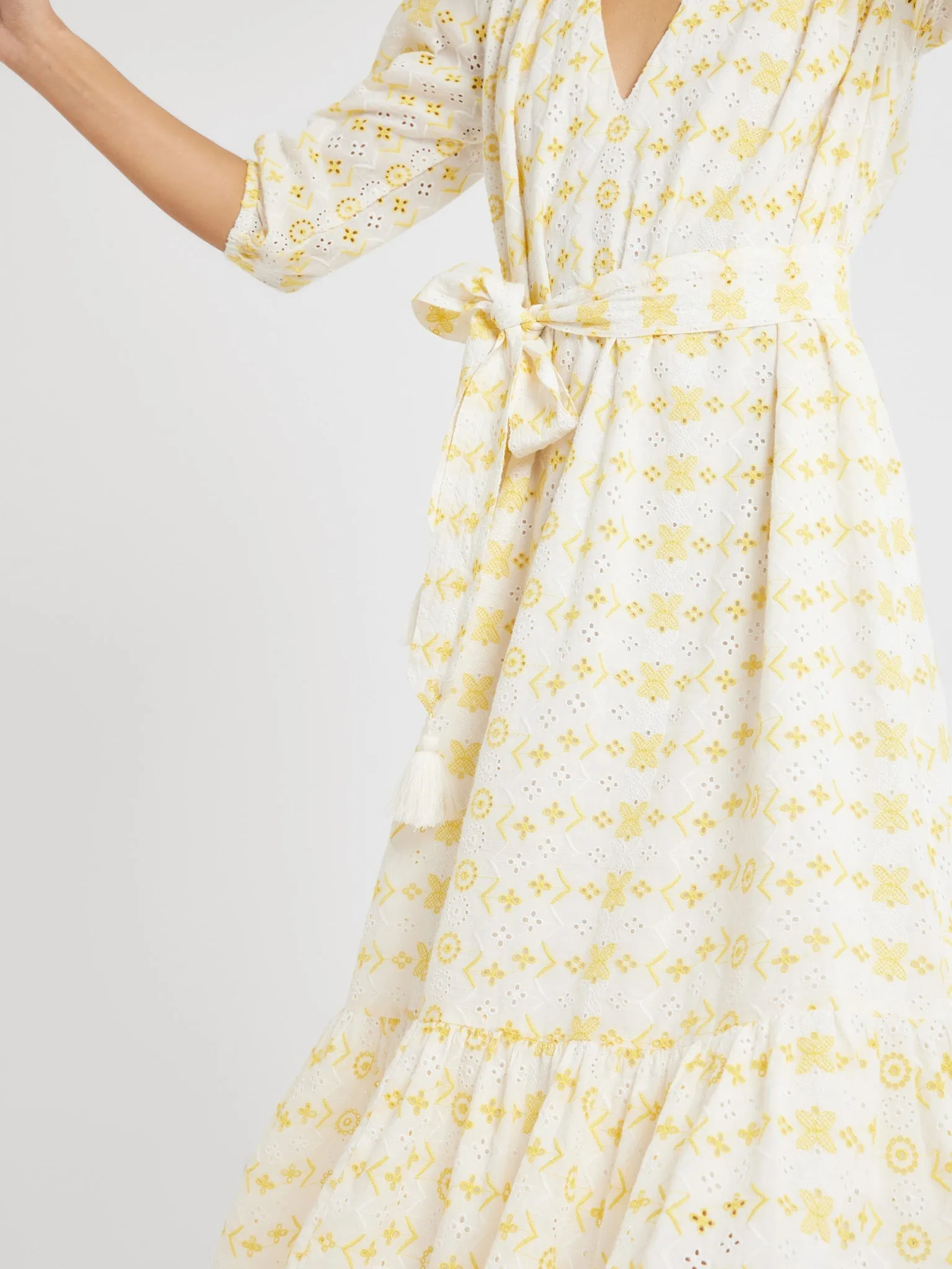 Ada Dress in Sunshine Eyelet