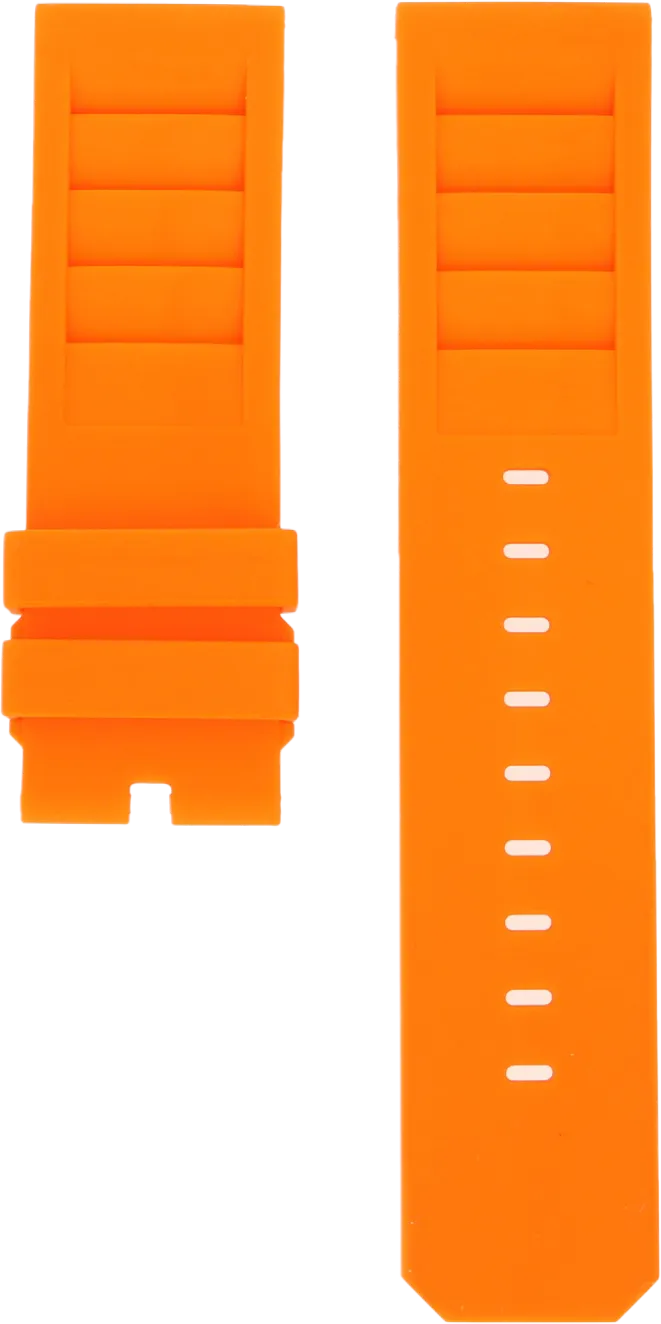 ANCON Orange Rubber Strap 24mm