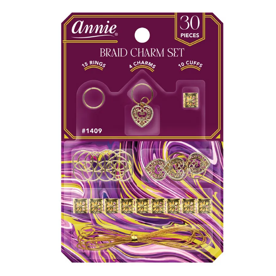 Annie Braid Charm Set - Heart #1409