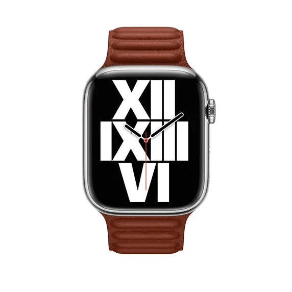 Apple 41mm Leather Link - S/M