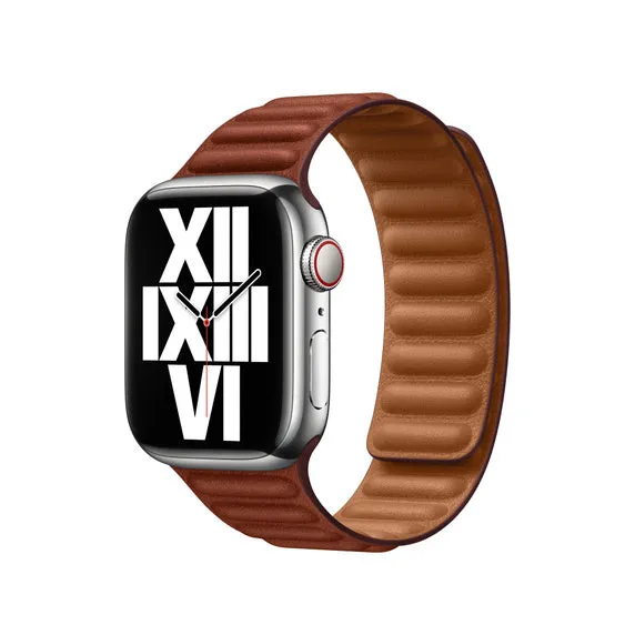 Apple 41mm Leather Link - S/M