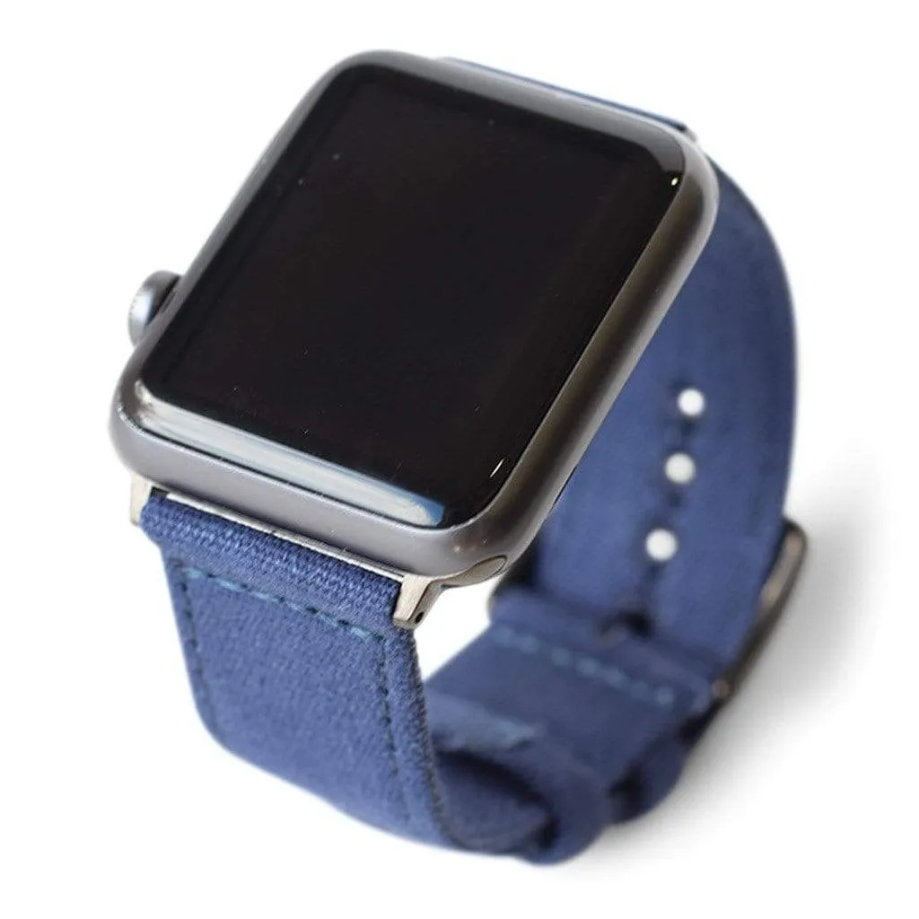 Apple Watch Band - Navy Blue CanvaSoft