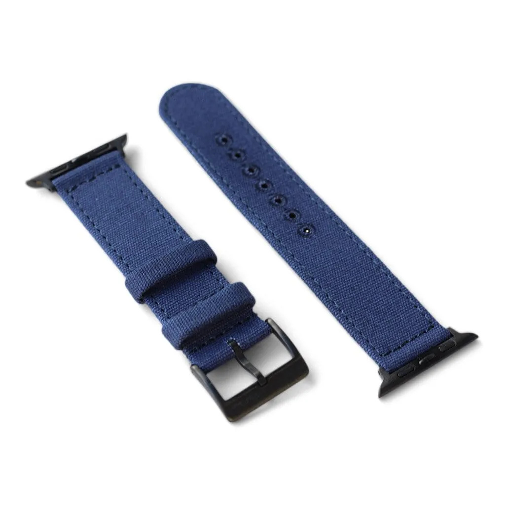 Apple Watch Band - Navy Blue CanvaSoft