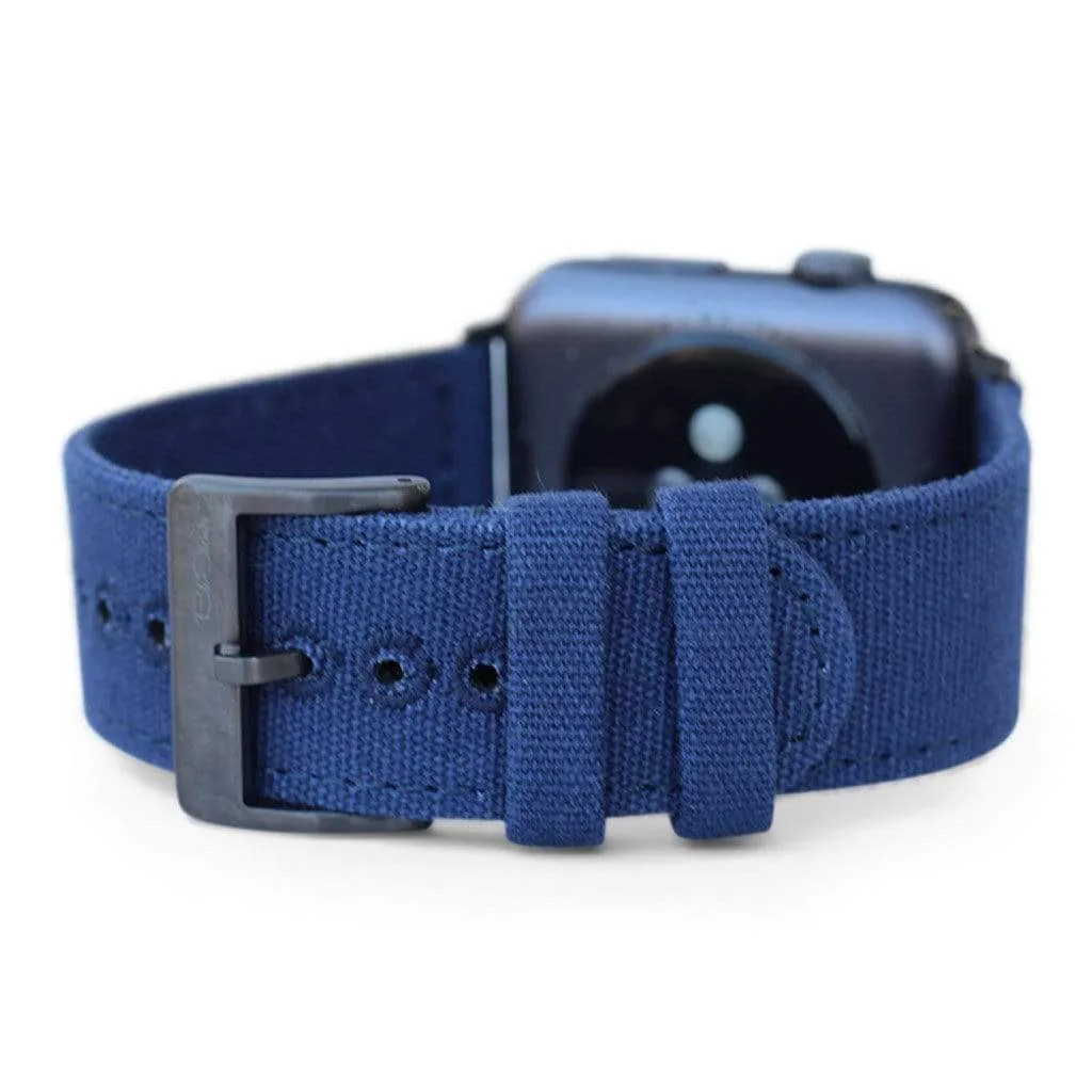 Apple Watch Band - Navy Blue CanvaSoft