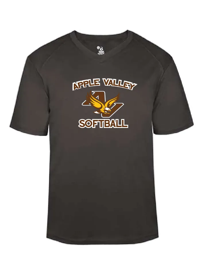 AV Softball - Adult and Youth B-Core V-Neck T-Shirt