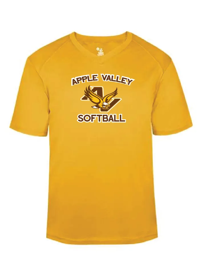 AV Softball - Adult and Youth B-Core V-Neck T-Shirt