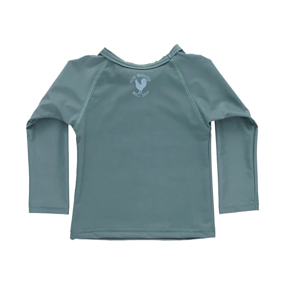 Baby Boys Rash Guard - Leaf Green