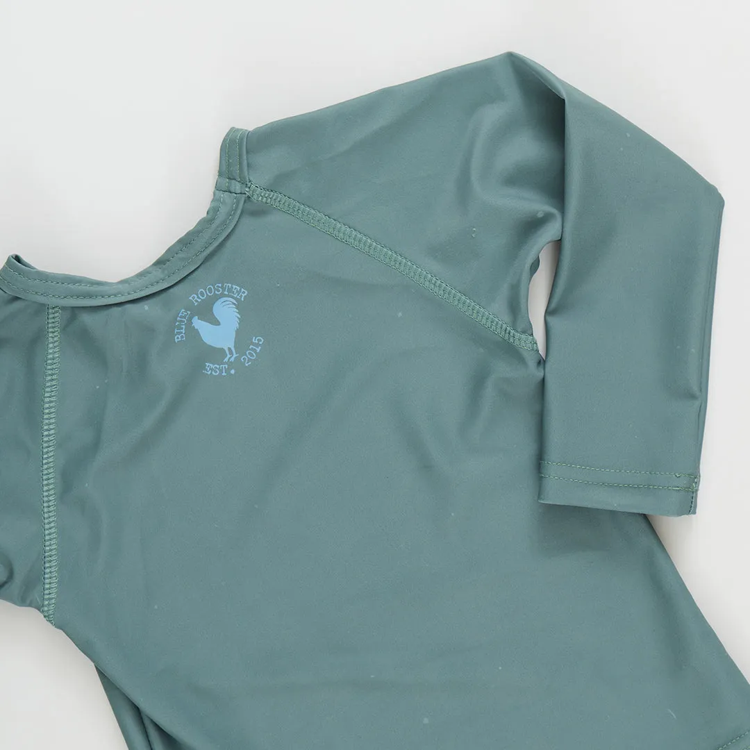 Baby Boys Rash Guard - Leaf Green