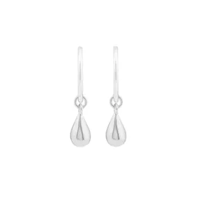 Boh Runga - Droplet Sleepers Earrings Silver