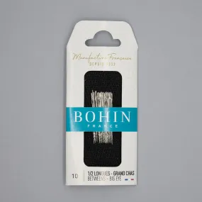 Bohin Big Eye Betweens Sewing Needles, Size 10