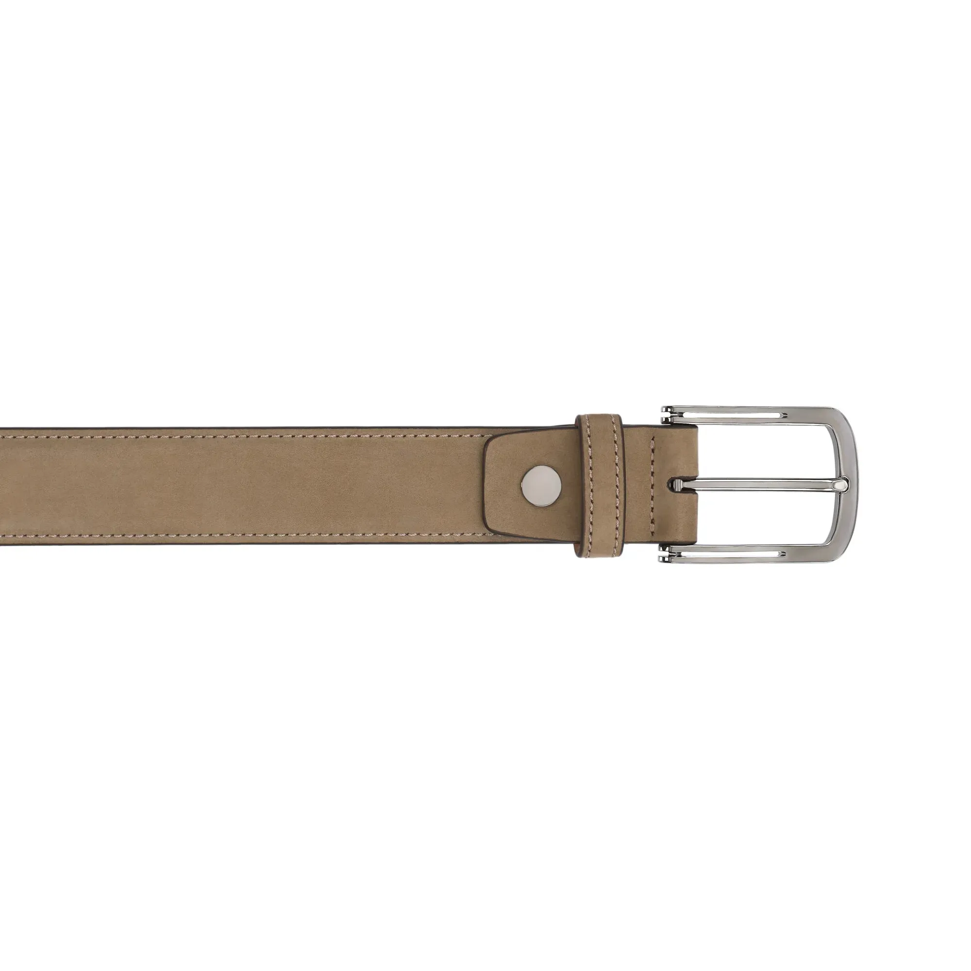 Calf Leather Belt in Grey