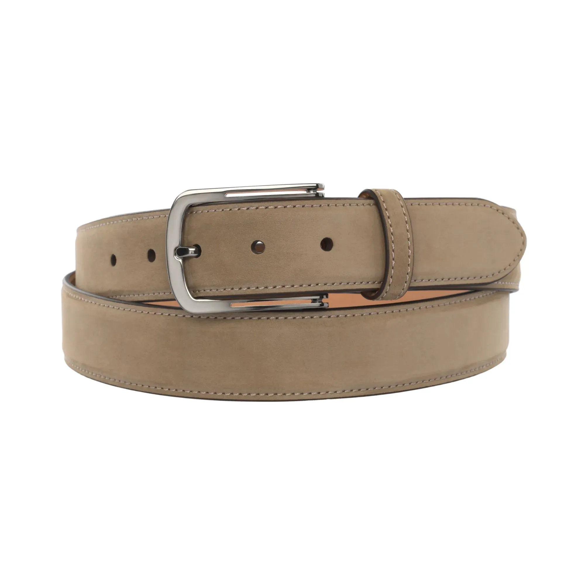 Calf Leather Belt in Grey