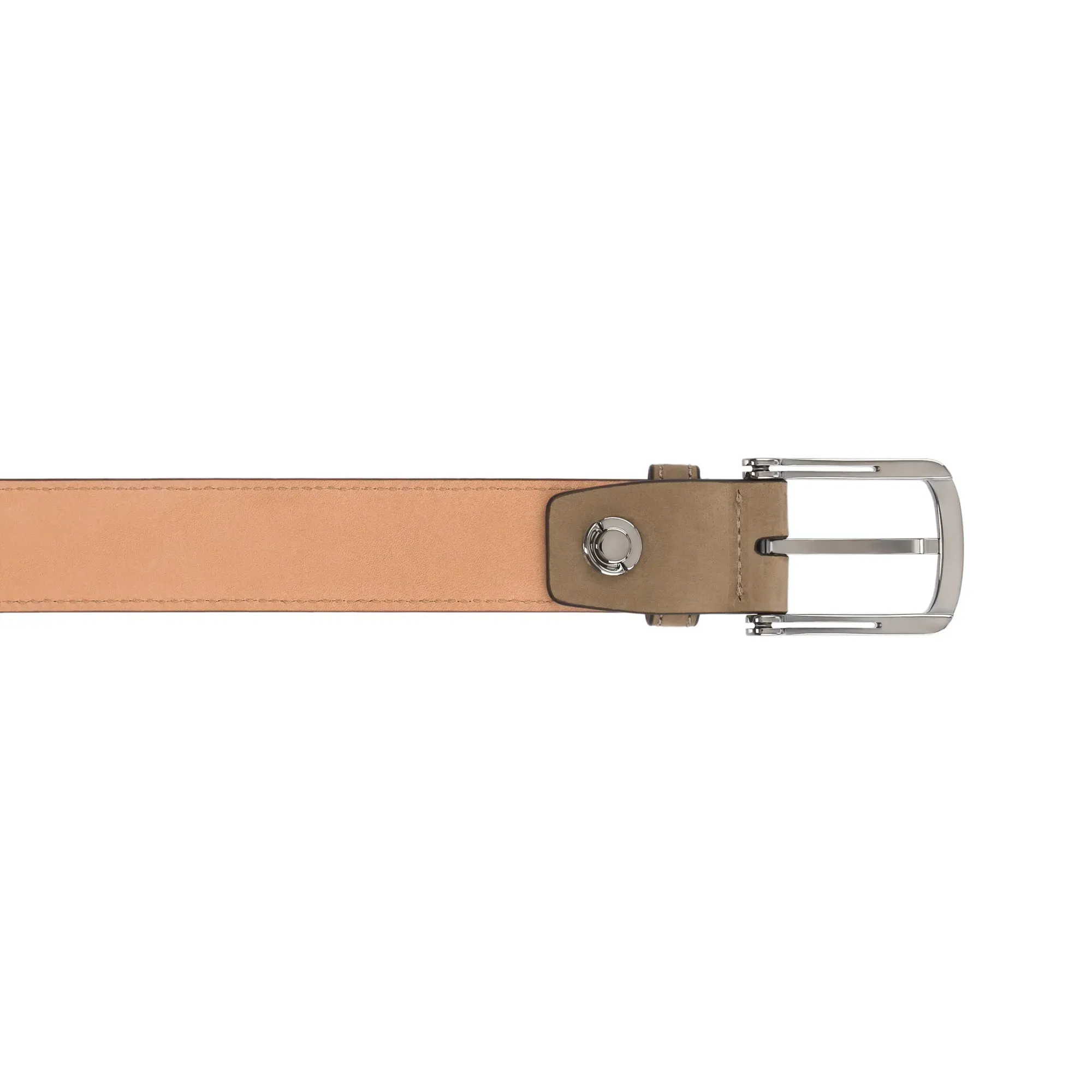 Calf Leather Belt in Grey