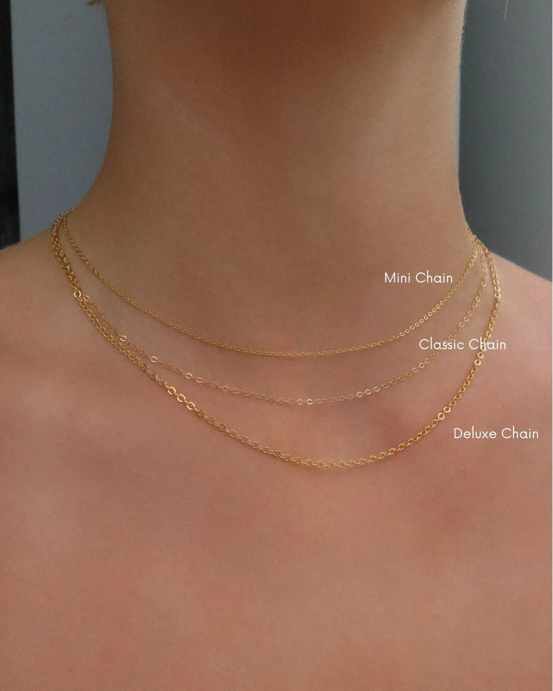 Chevron Necklace  - 14k Yellow Gold Fill