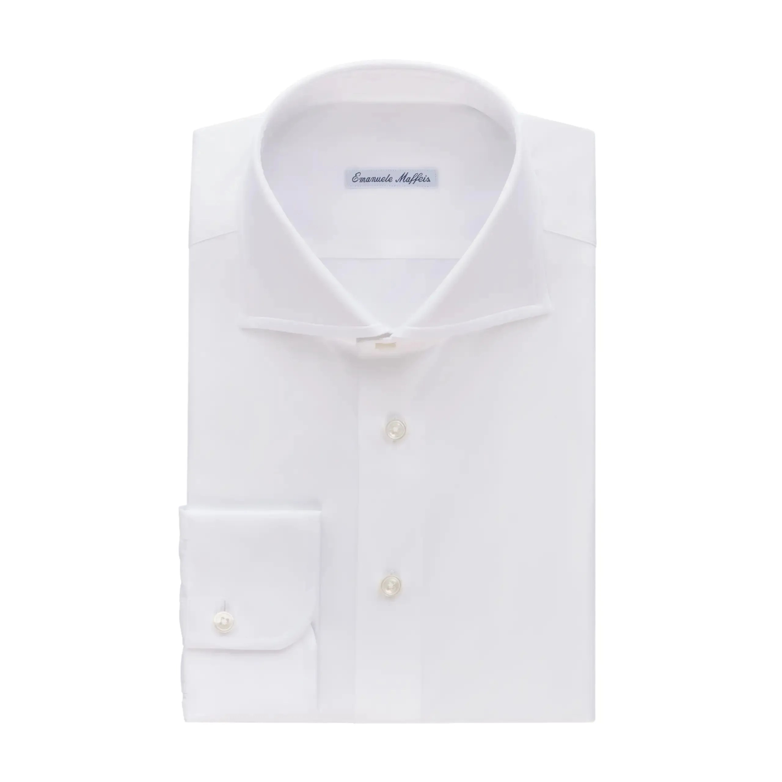 Classic Dress Cotton Shirt in White