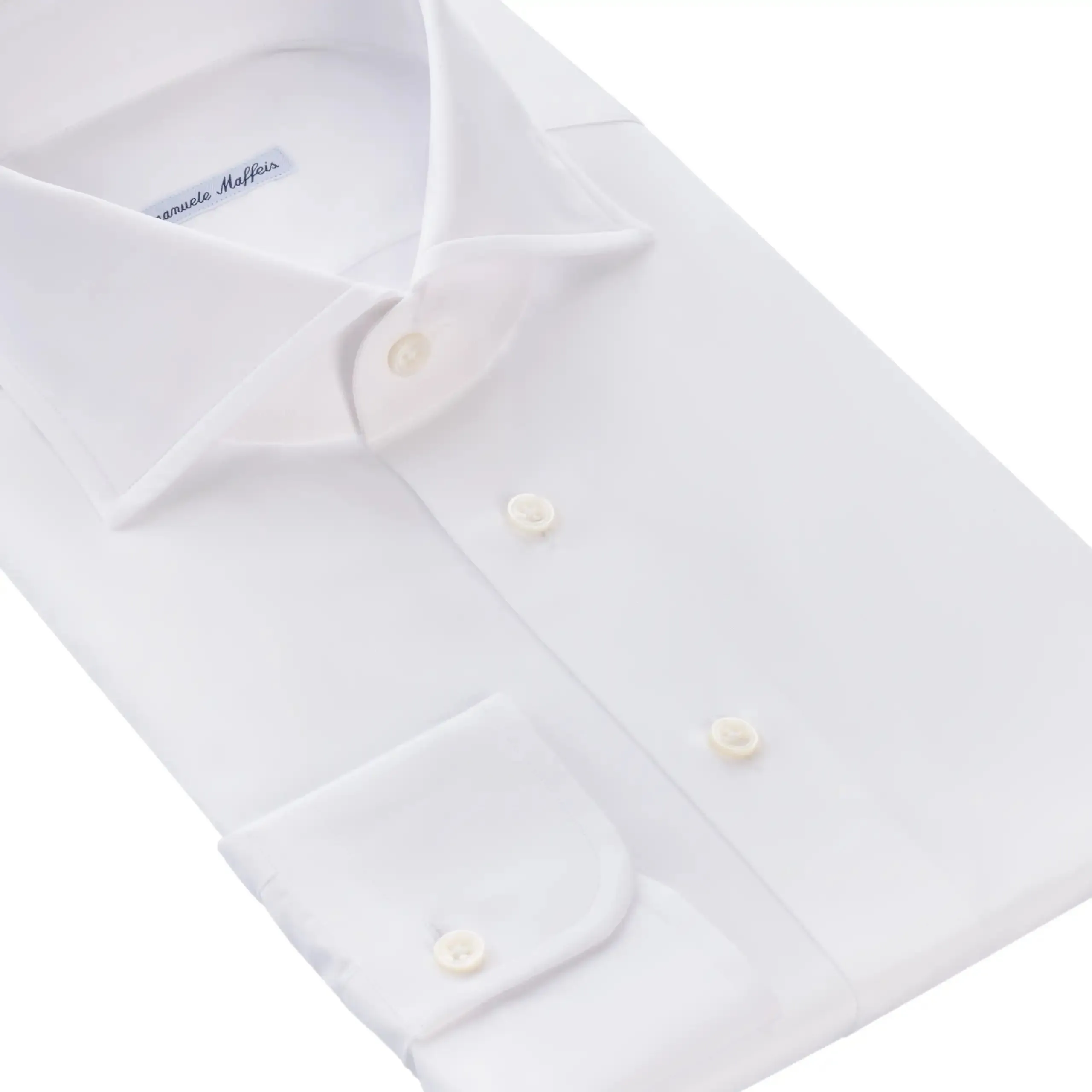 Classic Dress Cotton Shirt in White