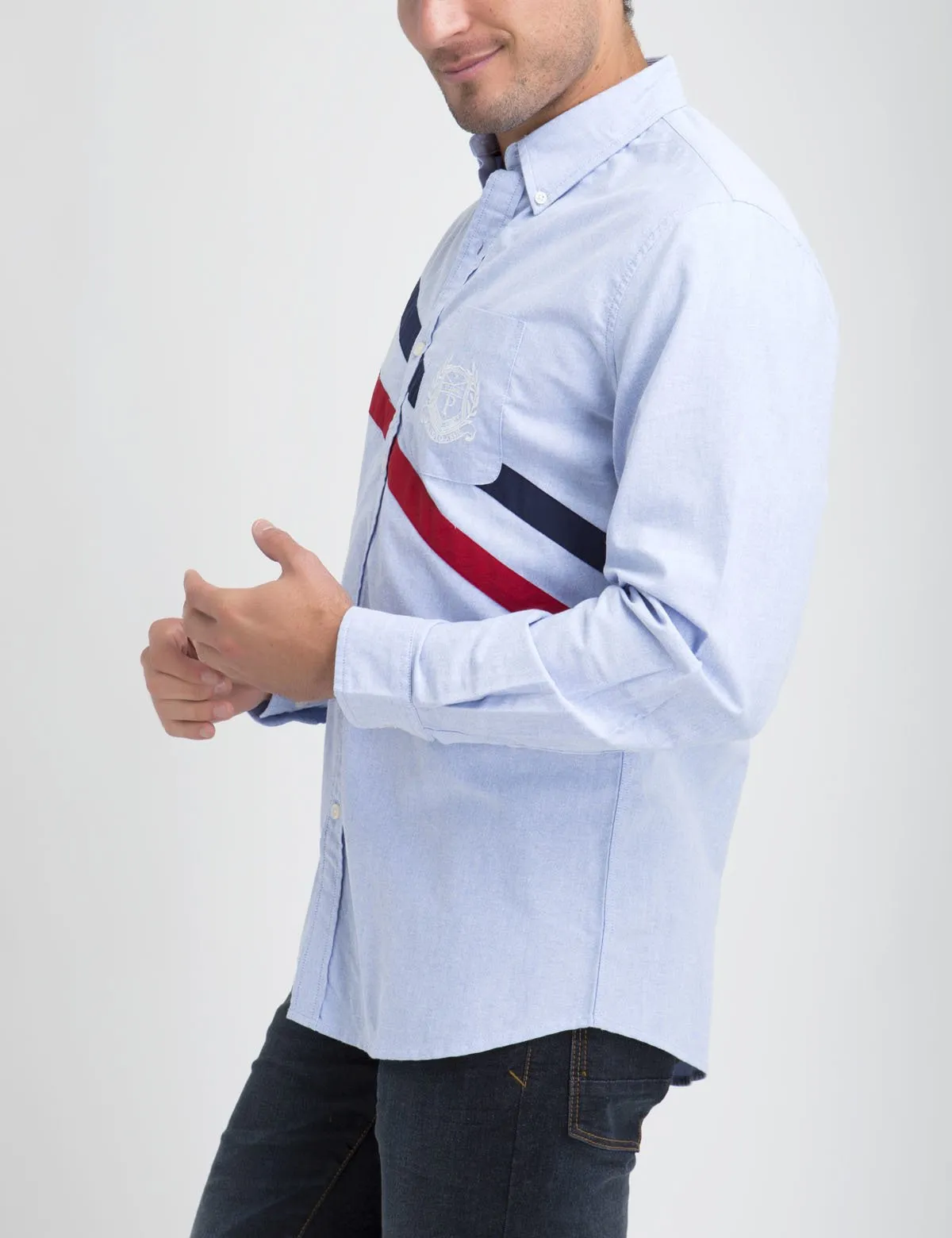 CLASSIC FIT DIAGONAL SHIRT IN OXFORD