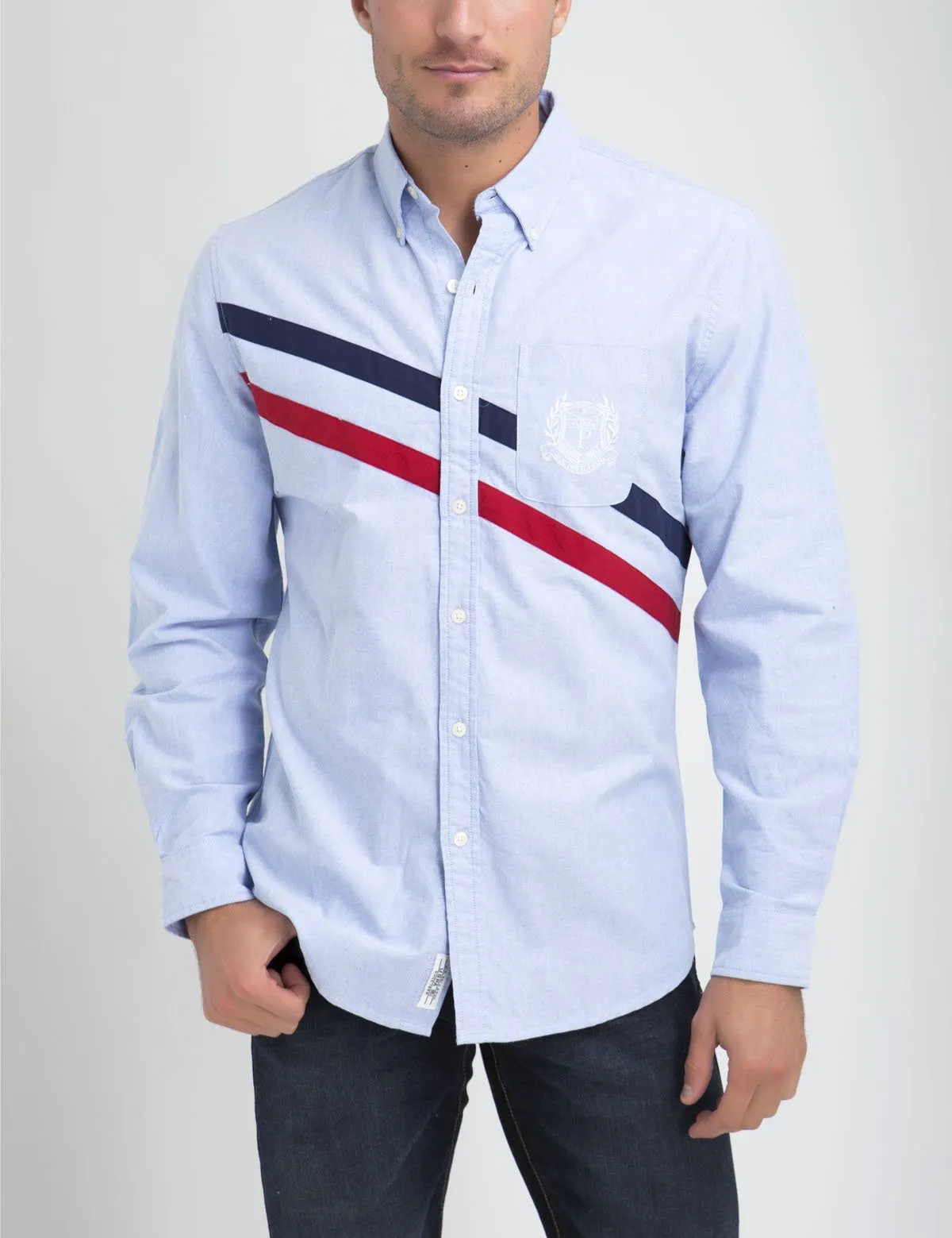 CLASSIC FIT DIAGONAL SHIRT IN OXFORD