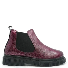 Confetti Magenta Elastic Bootie