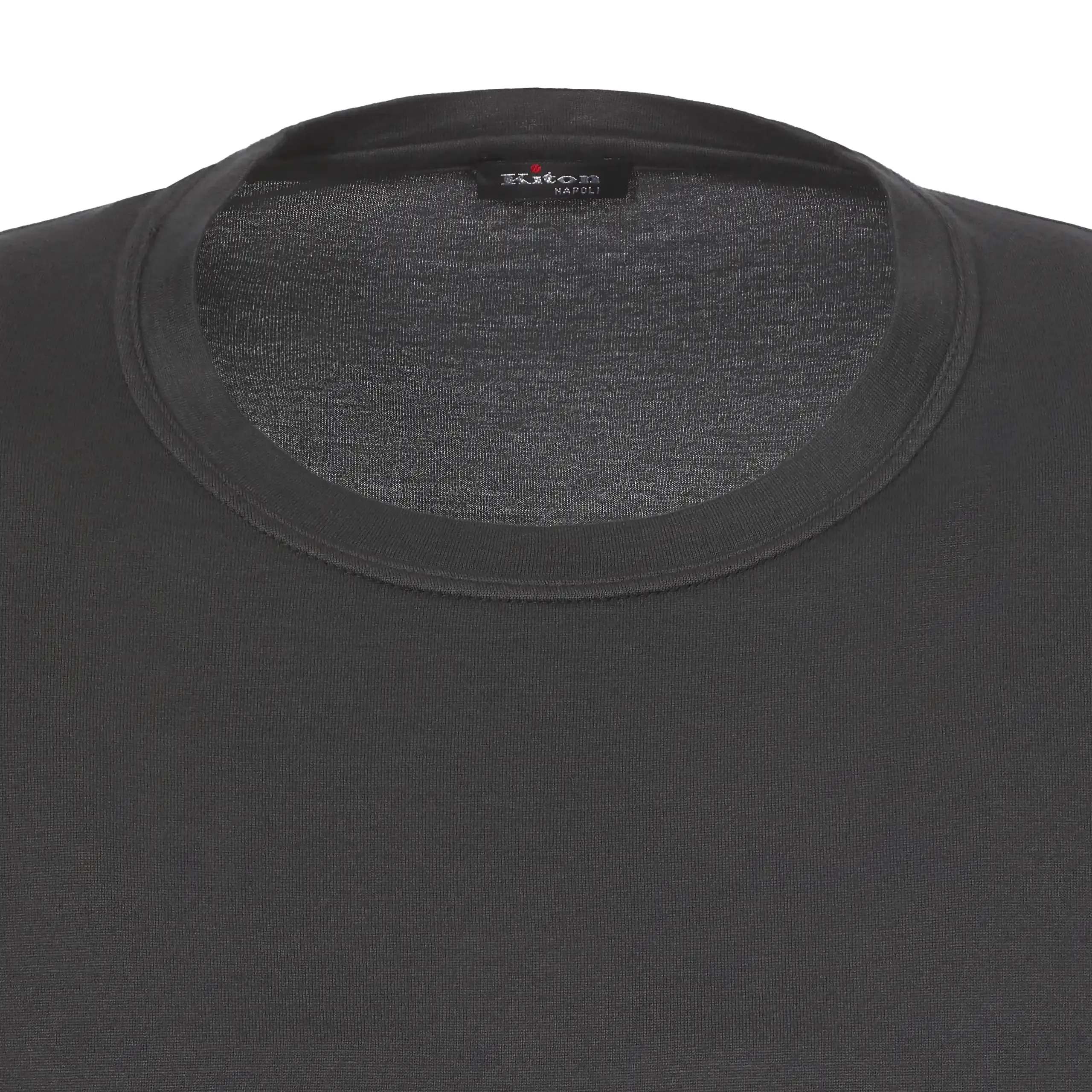 Cotton-Blend T-Shirt in Antracite