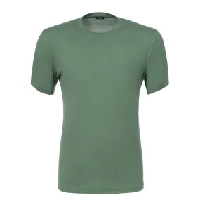 Cotton-Blend T-Shirt in Green