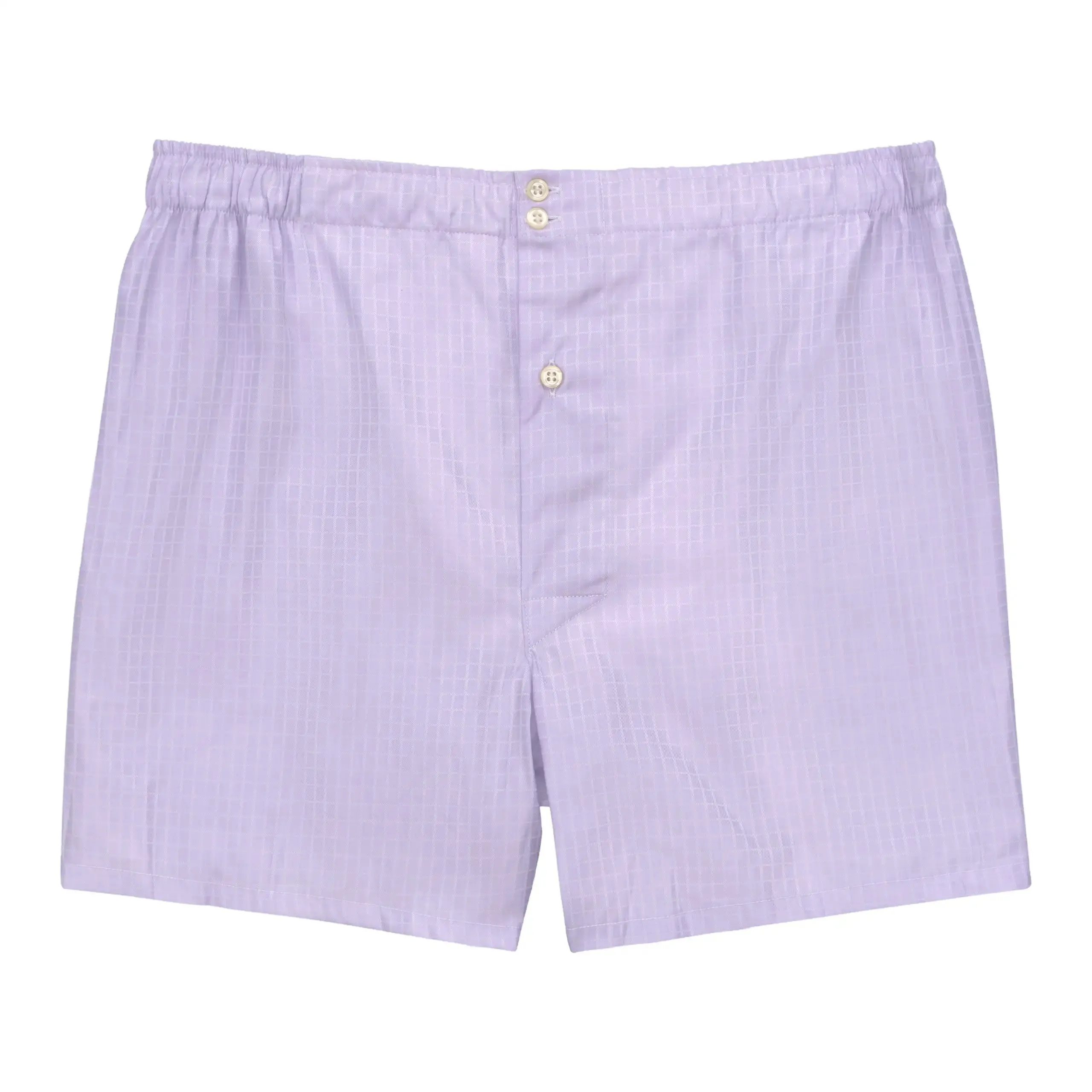 Cotton Boxer Shorts in Lilac