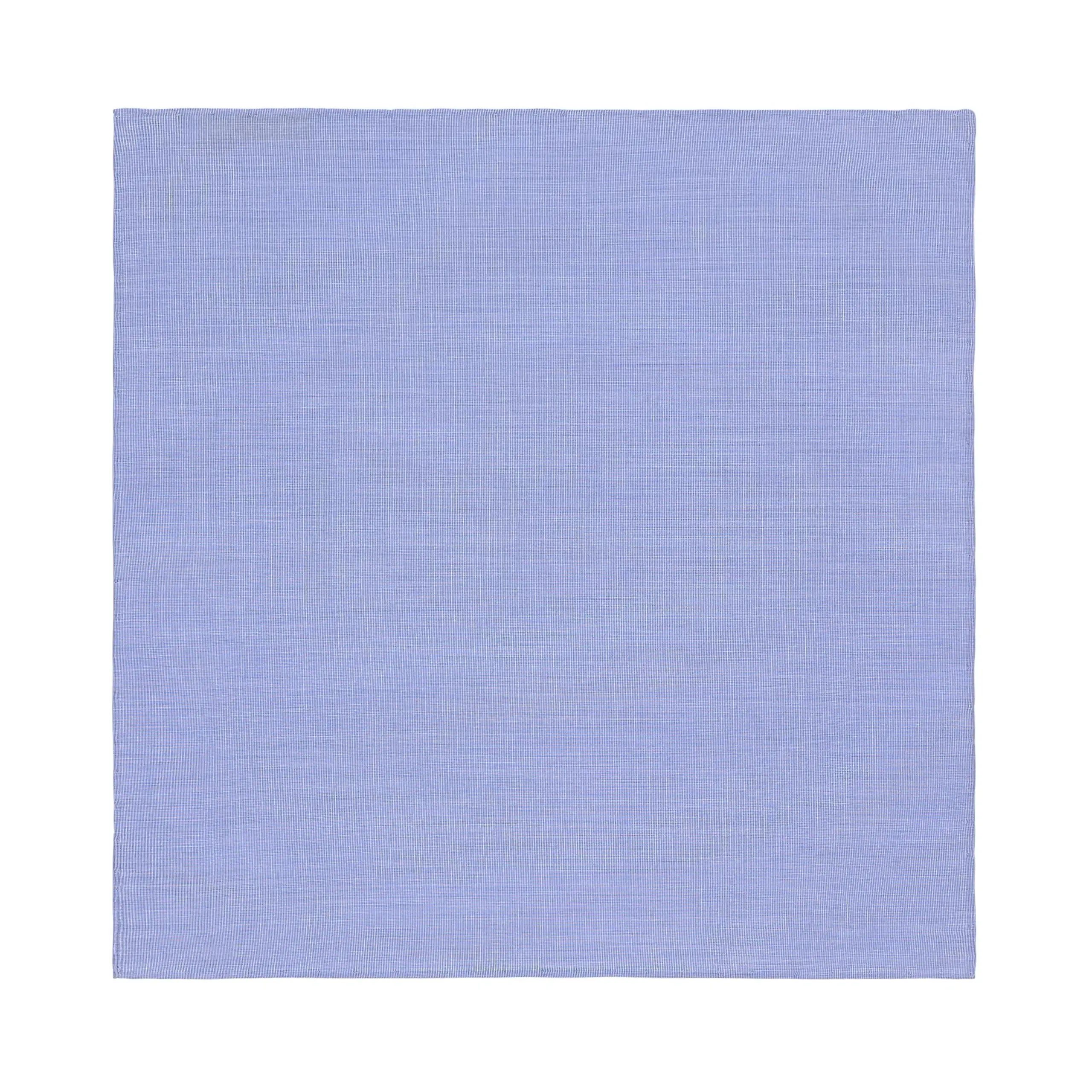 Cotton Pocket Square in Light Blue