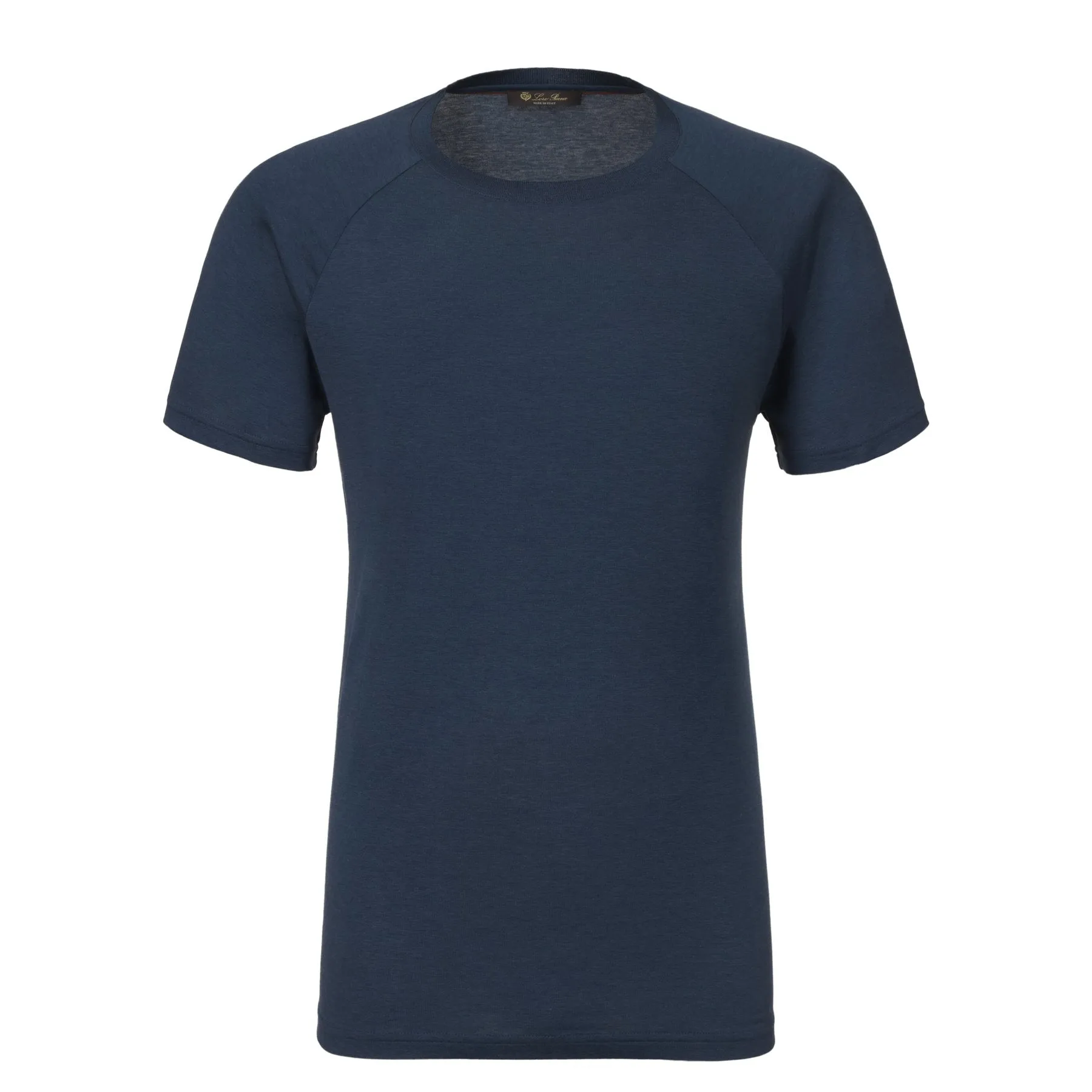 Cotton Stretch T-Shirt in Denim Blue