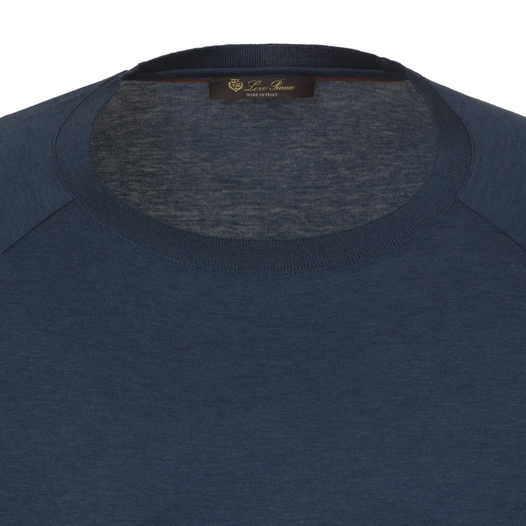 Cotton Stretch T-Shirt in Denim Blue