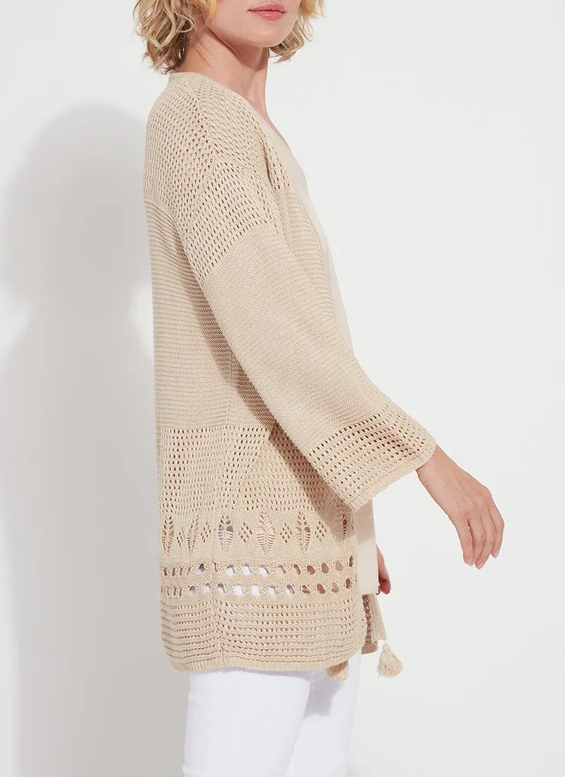 Dani Linen Mesh Cover-Up