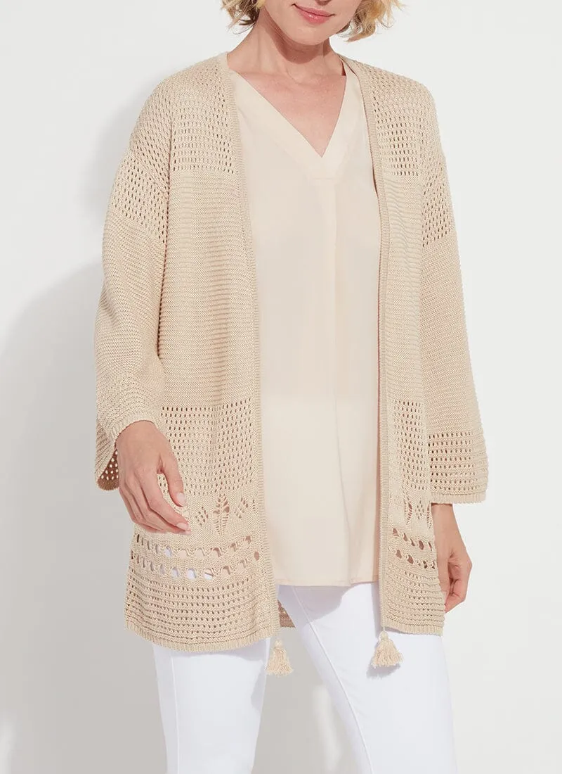 Dani Linen Mesh Cover-Up