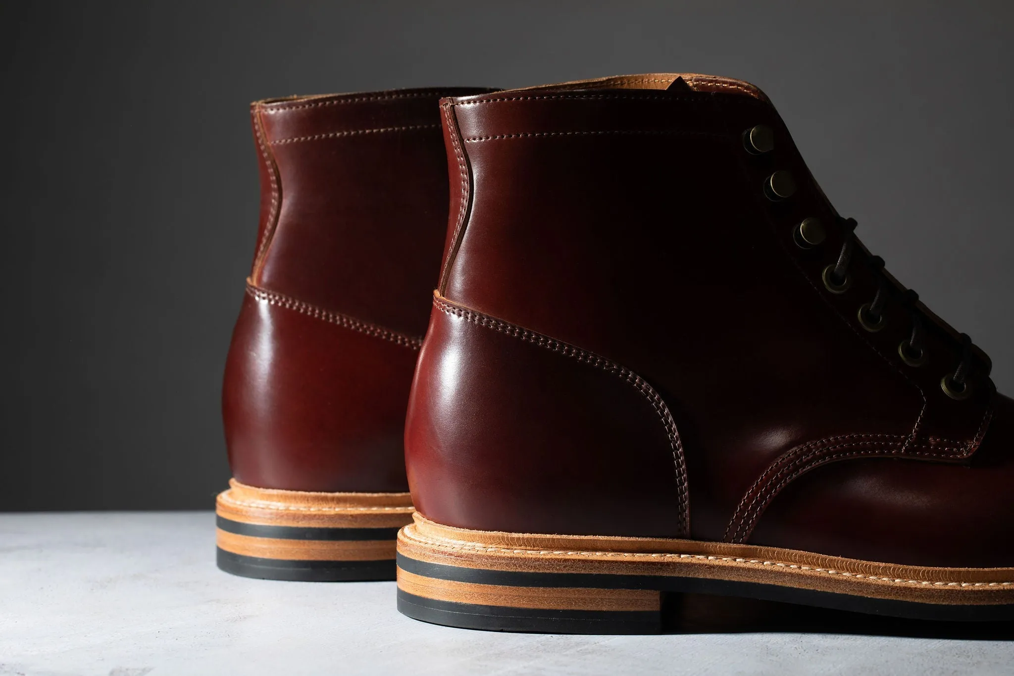 Diesel Boot Garnet Shell Cordovan