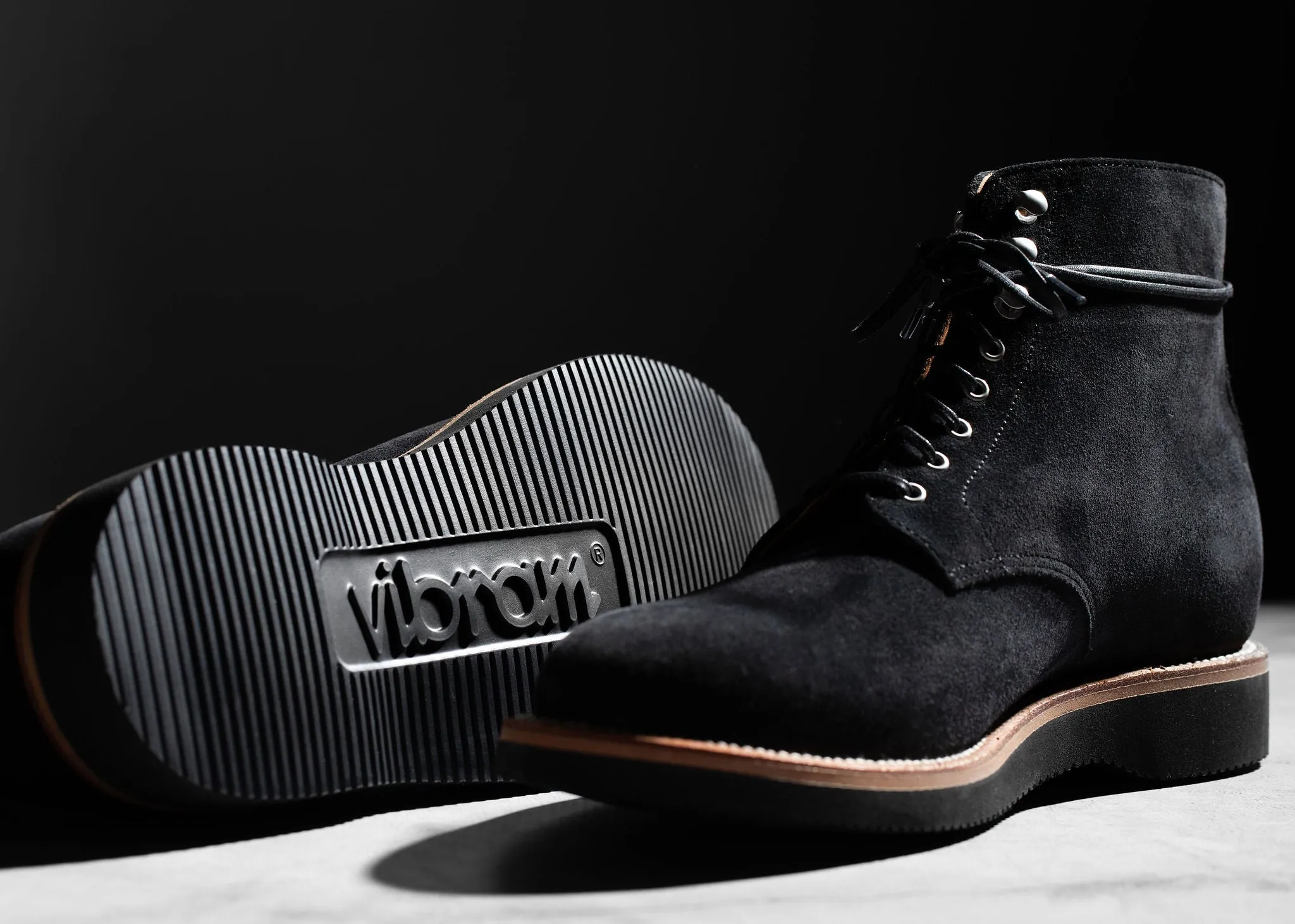 Edward Boot Black Suede