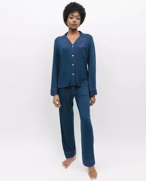 Fable and Eve Southbank Navy PJ Set