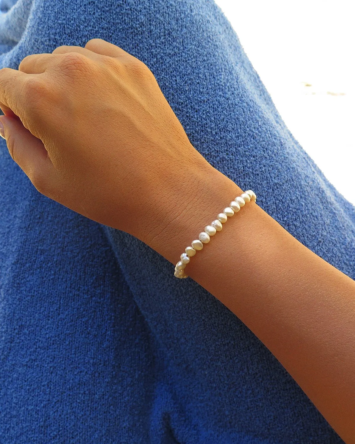 Freshwater Pearl Beaded Bracelet